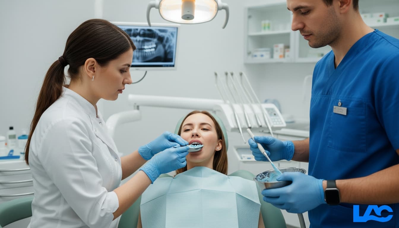 High-quality alginate impression material for precise dental impressions by LAC Health