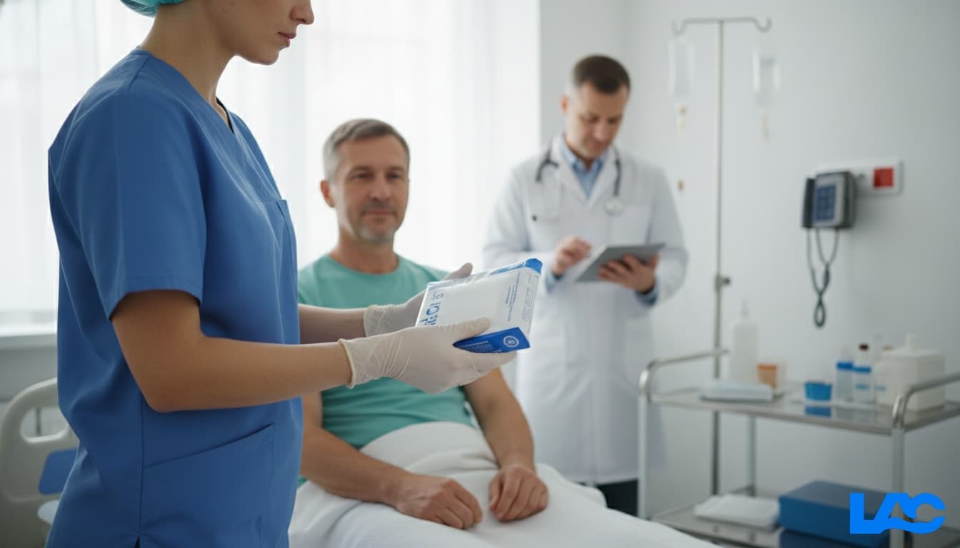 High-quality medical compresses and packs for professional healthcare use by LAC Health