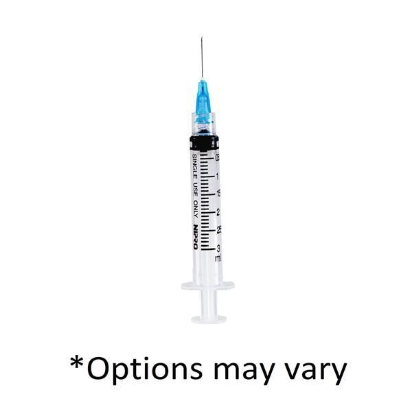 Nipro Dose-Saver Syringe & Needle, 3cc x 22g x 1.5", BX 100