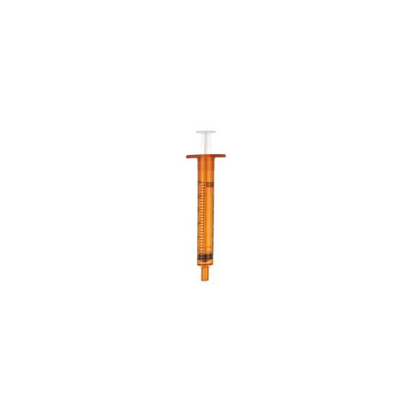 BD Oral Dispensing Syringe, 5mL, Amber, 100/BX