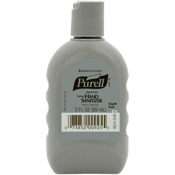 PURELL® Advanced Instant Hand Sanitizer Gel, 3 oz. with FST Military Bottle