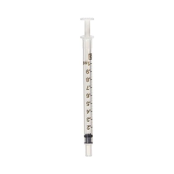 BD Oral Dispensing Syringe, 1mL, Clear Barrel