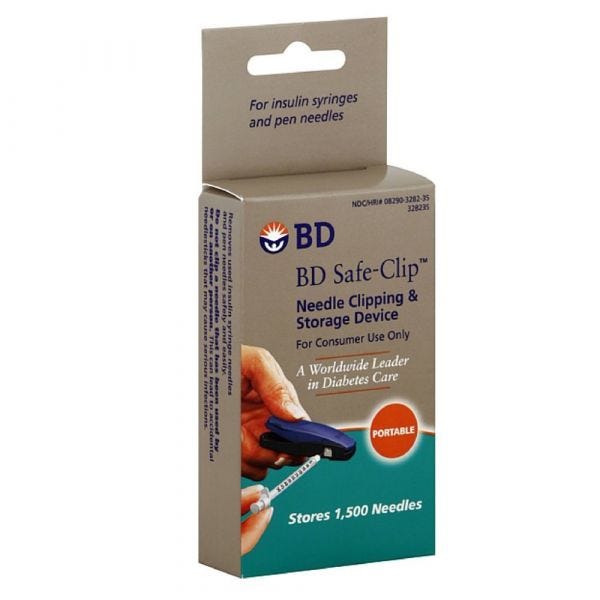 BD Safe-Clip Needle Clipping and Storage Device, Holds up to 1500