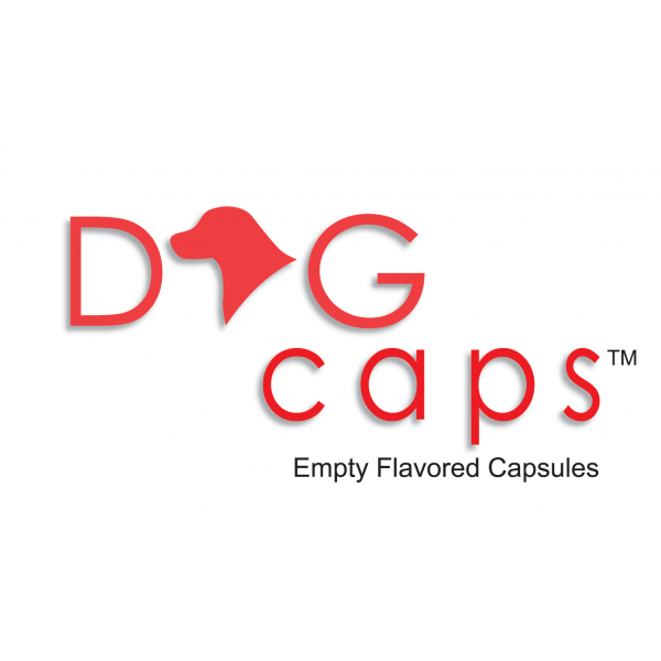 DogCaps Empty Gelatin Capsules, Chicken Flavored, Size 1, Resealable Bag of 500