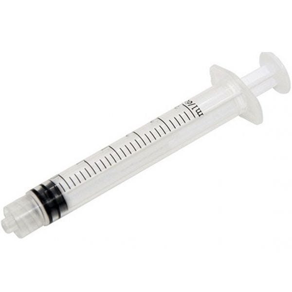 Exel 3cc Syringe Only, Luer Lock Tip, 100 BX