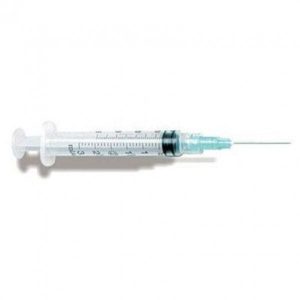 Exel Luer Lock Sterile 3cc Syringe with Needle, BX of 100 (Click for all Available Sizes)