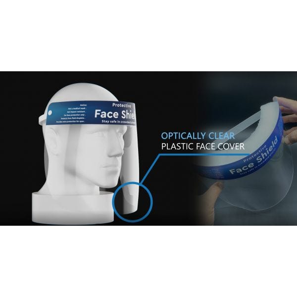 HD Protective Fluid Resistant Face Shields