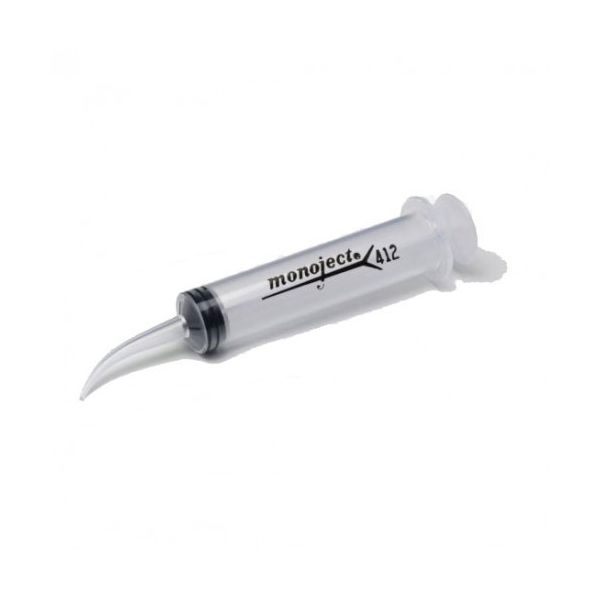 Monoject® Curved Tip Syringe, 12 mL, 50/Box