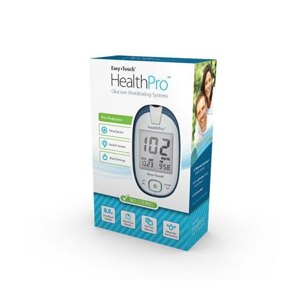 Easy Touch HealthPro Glucose Monitoring System, 809001
