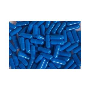 Blue Empty Gelatin Capsules, Size 5, Bag of 500