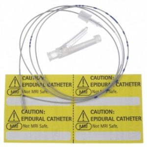 19 Ga. x 36 in. Radiopaque Polyamide Springwound PERIFIX FX Catheter - closed tip with catheter connector and threading assist guide  25CS - 333512