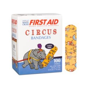 Circus Adhesive Bandages 34 x 3  100BX  12 BXCS - 15673