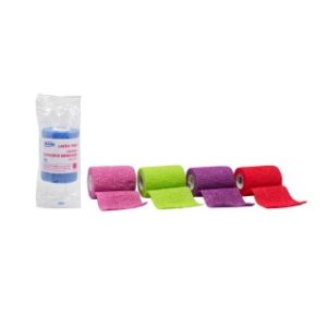 Cohesive Bandage 3 x 5 yd  Assorted  Non-Sterile  1PK - 8036ASLF