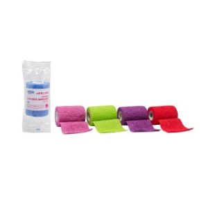 Cohesive Bandage  4 x 5 yd  Assorted  Non-Sterile - 8046ASLF