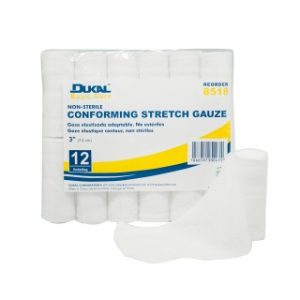 Conforming Stretch Gauze  Basic Care  3  Non-Sterile - 8518