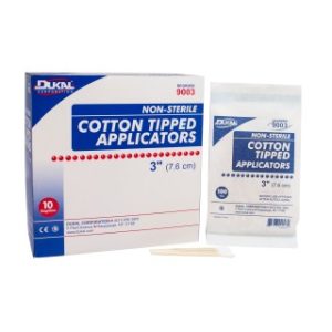 Cotton Tip Applicators  3  Non-Sterile  100BG - 9003