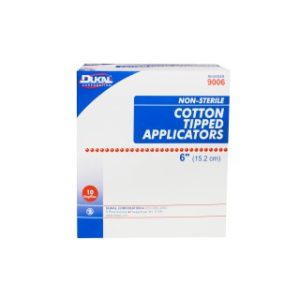 Cotton Tip Applicators  6  Non-Sterile  100BG - 9006
