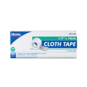 Dukal Cloth Tape 12 x 10 yd  24BX  12 BXCS - C50
