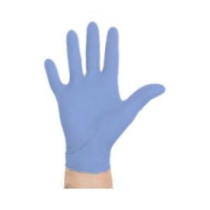 Exam Glove Aquasoft X-Large NonSterile Nitrile Standard Cuff Length Textured Fingertips  2 500 PerCs - 43936