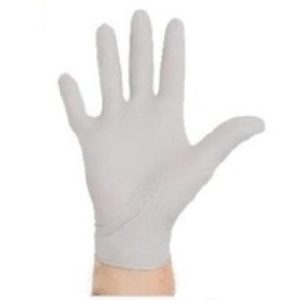 Exam Glove STERLING SG Small NonSterile Nitrile Standard Cuff Length Textured Fingertips Silver Chemo Tested  2 500 PerCs - 41658