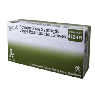 Exam Glove  Synthetic Stretch  Vinyl  Large - 412-03