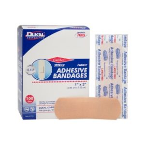 Fabric Adhesive Bandages  1 x 3  100BX  24 BXCS - 7609
