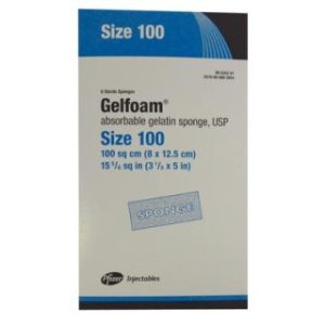 GELFOAM 100 NOT COMPRESSED  6BX - 0342-01