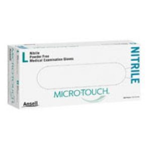 Glove Exam Chemo Approved PF Nitrile LF Lg Blu Micro-Touch 200Bx  10 BXCA - 6034303