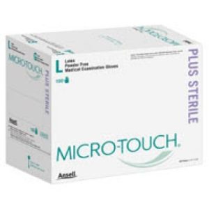 Glove Exam PF Latex Med Sterile Micro-Touch Plus Singles 100Bx  4 BXCA - 6016002