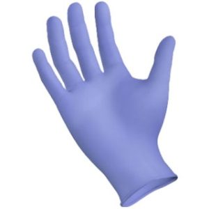 GripStrong Nitrile - Powder-Free  Textured Industrial Gloves  Large Size  100GlovesBox - GSNF104