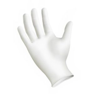 GripStrong White Nitrile - Powder-Free  Multi-purpose  Textured Gloves  Small Size - GSWNF102