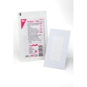 Medipore +Pad Soft Cloth Adhesive Wound Dressing  Dressing - 3-12 in x 6 in  Pad - 1-34 in x 4 in  25BX - 3569