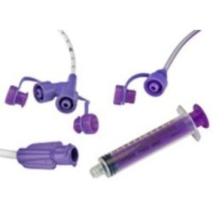 Oral Syringe  Purple  60 mL  ENFit Connection - 460SE