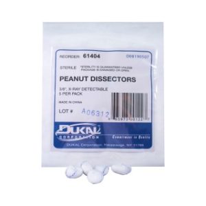 Peanut Sponges 38 - Sterile  5PK  40 PKCS - 61404