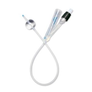Pediatric 100% Silicone 2-Way Foley Catheter, 10 Fr, 3 mL Size, 5 mL Maximum Inflation, EACH