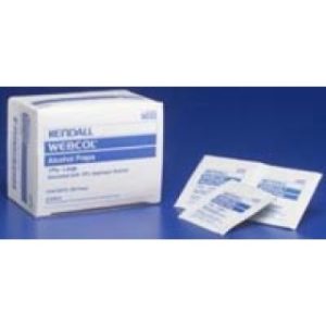 Prep Pad Alcohol Webcol Large 2 Ply Nonwoven 200Bx  20 BXCA - 5110