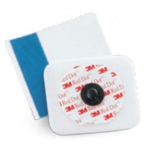 Red Dot Multi-Purpose Monitoring Electrodes with Sticky Gel 2570 electrode  4x3-12cm  50Pk  20 PKCA - 2570