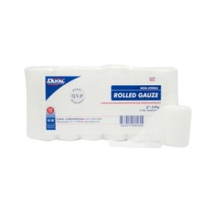 Rolled Gauze  2 x 5 yd 2-Ply  Non-Sterile  12BG - 402