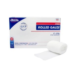 Rolled Gauze  2 x 5 yd 2-Ply  Sterile  1PK - 452