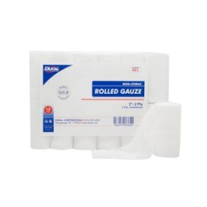 Rolled Gauze  3 x 5 yd 2-Ply  Non-Sterile  12BG - 403