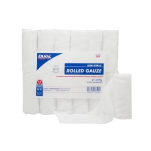 Rolled Gauze  4 x 5 yd 2-Ply  Non-Sterile  12BG - 404