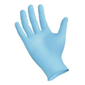 SemperForce Blue - Powder-Free  Latex Free  Blue Nitrile Exam and Industrial Gloves  Large Size - BLNF104
