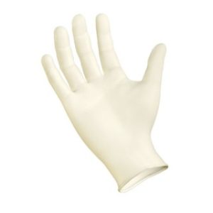 SemperGuard  Latex Powdered Industrial Gloves  Medium Size  100 GlovesBox - INDPS103