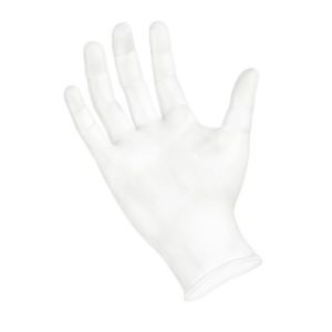 SemperGuard Vinyl - Powdered  Latex Free Industrial Gloves  Medium Size  100 GlovesBox - VP103