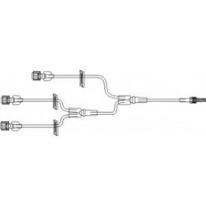 SET EXTENSION IV 8IN SMALLBORE TRIFUSE W3 CLAMPS  LUER LOCK DEHP-FREE LATEX-FREE  50CS - B1483