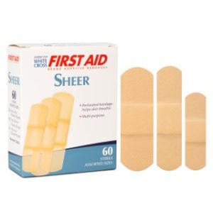 Sheer Adhesive Bandages  60BX  24 BXCS - 1250033