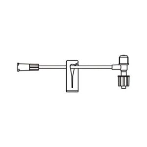 Small bore extension set with distal T-port and SPIN-LOCK Connector  100CS - 471954