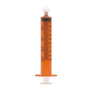 Sol-M 10mL Oral Dispensing Syringe Amber With Tip Cap  Gasket type  Bulk  Non-sterile - 21010GANSB