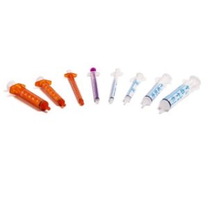 Sol-M 10mL Oral Dispensing Syringe Clear With Tip Cap  O-ring type  400Case - 21010OC