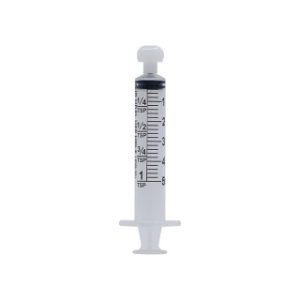 Sol-M 1mL Oral Dispensing Syringe Clear With Tip Cap  Gasket type  Bulk  non-sterile - 21001GCNSB